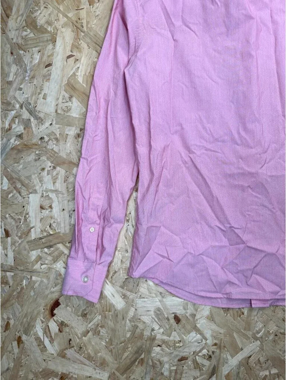 Banana Republic Shirt Mens Small Pink Slim Flex Fit Tech Stretch Cotton Button